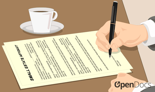 Completing (Filling-out) a Small Estate Affidavit.